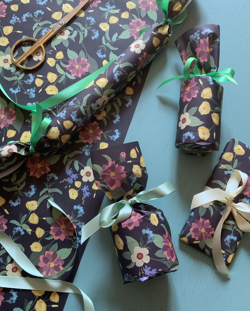 Geschenkpapier Forget Me Not – Bild 3