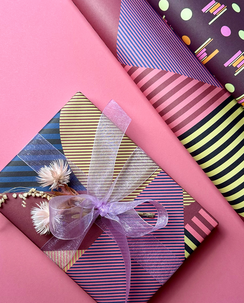 Geschenkpapier Aligned Red – Bild 5
