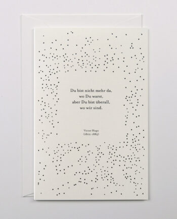 Trauerkarte von Haferkorn & Sauerbrey