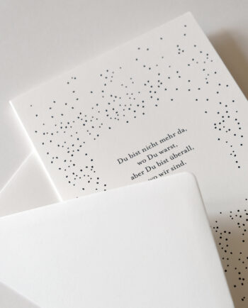 Trauerkarte von Haferkorn & Sauerbrey