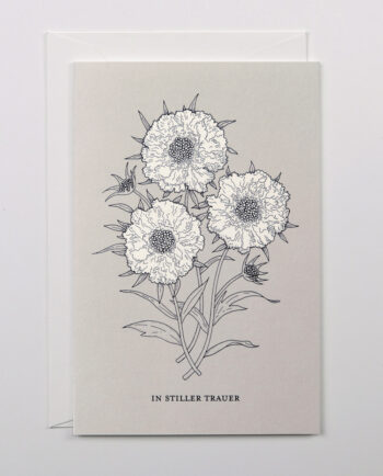 Trauerkarte von Haferkorn & Sauerbrey