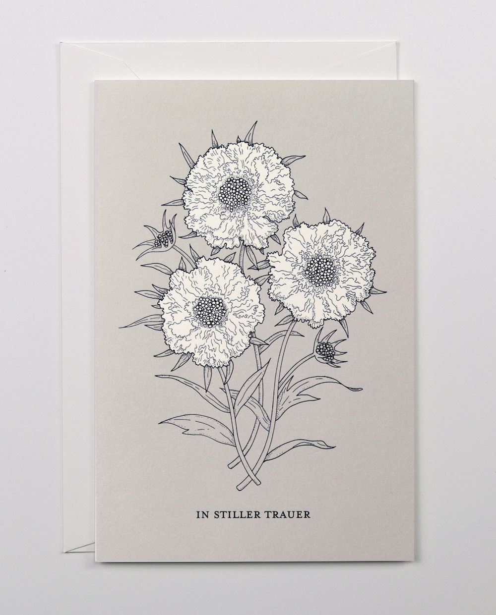 Trauerkarte von Haferkorn & Sauerbrey